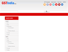 Tablet Screenshot of gstindia.biz